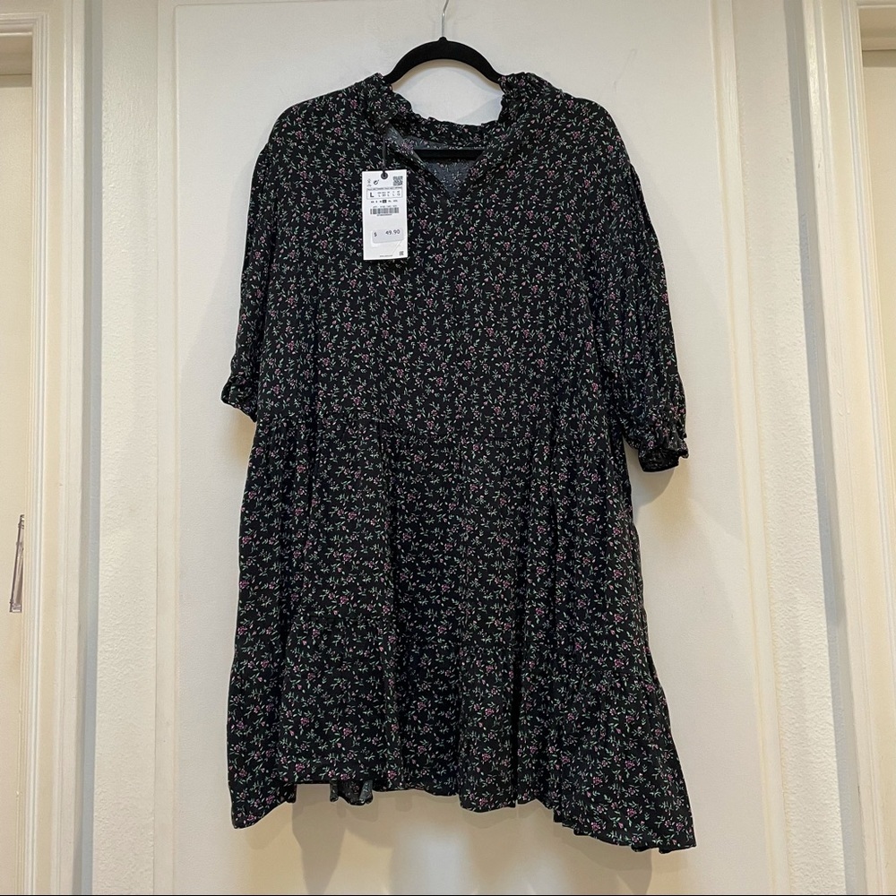 Zara Floral Print “The Lisa Dress” Dress